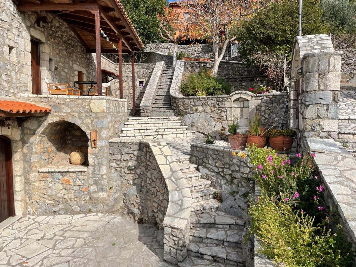 Terra Petra Villa at Psari Trikolonon Gortynia Psárion Esterno foto