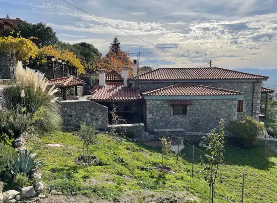 Terra Petra Villa at Psari Trikolonon Gortynia Psárion Esterno foto