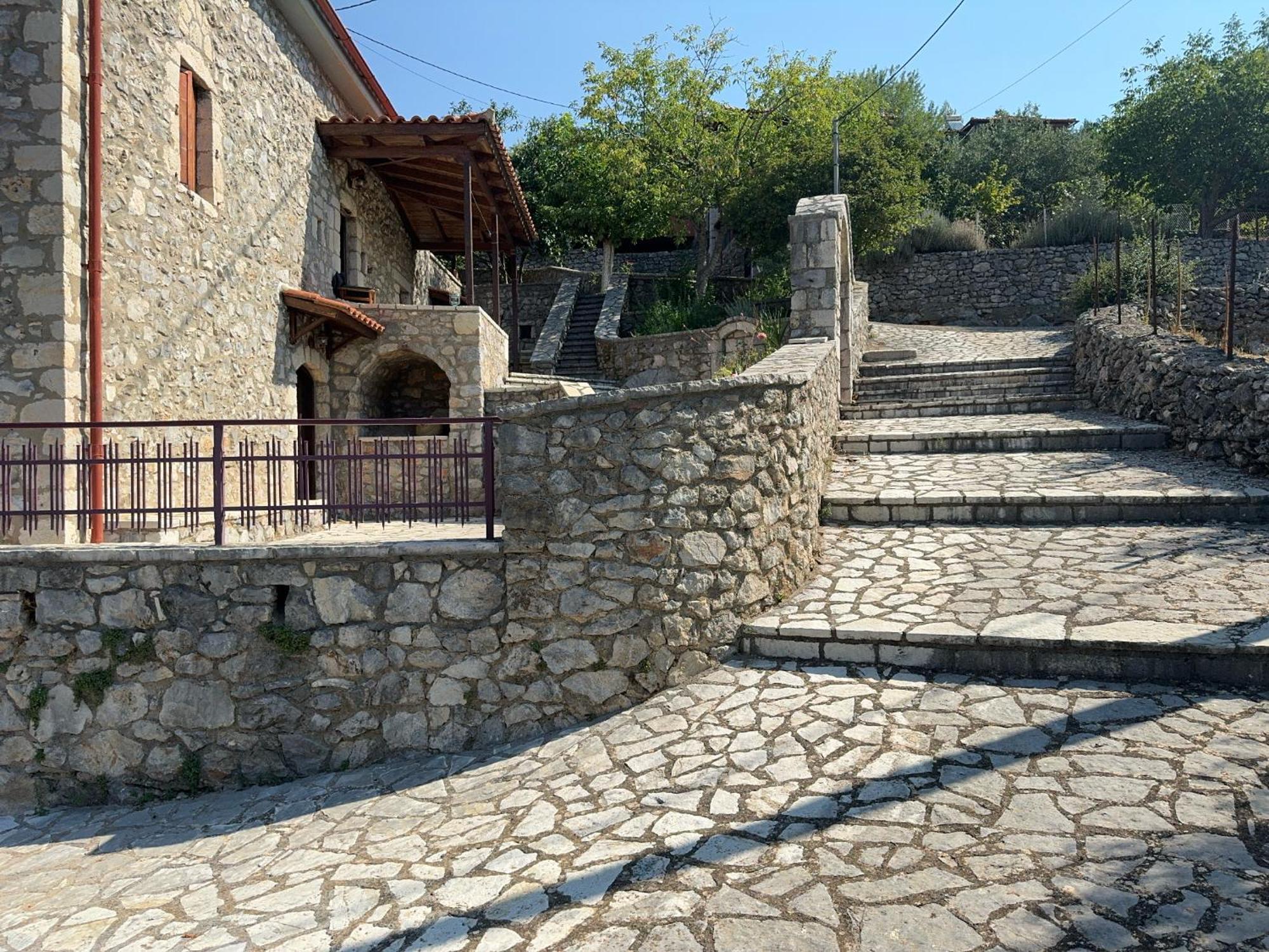 Terra Petra Villa at Psari Trikolonon Gortynia Psárion Esterno foto