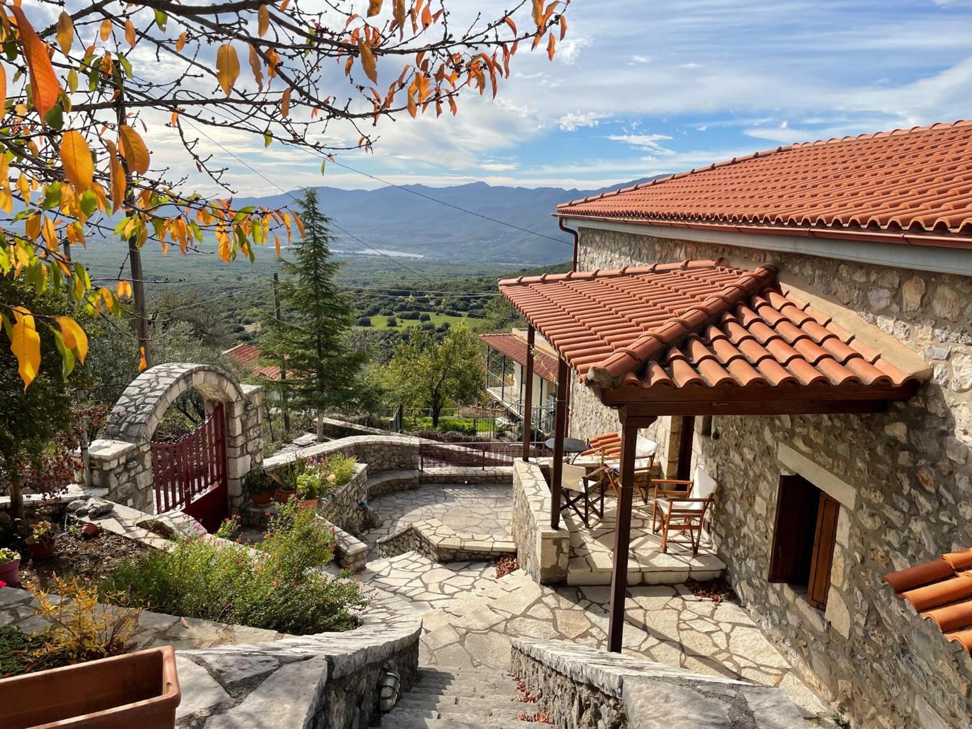 Terra Petra Villa at Psari Trikolonon Gortynia Psárion Esterno foto